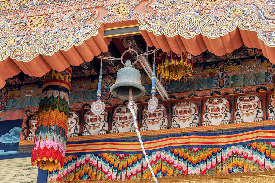 Bell In Punakha Dzong - Bhutan Photograph