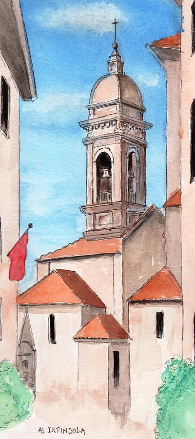 Bell Tower Painting by Al Intindola