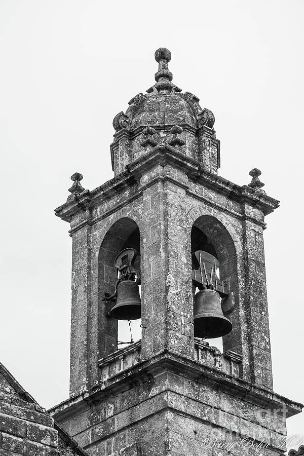 Bell tower BW  Photograph by Barry Bohn