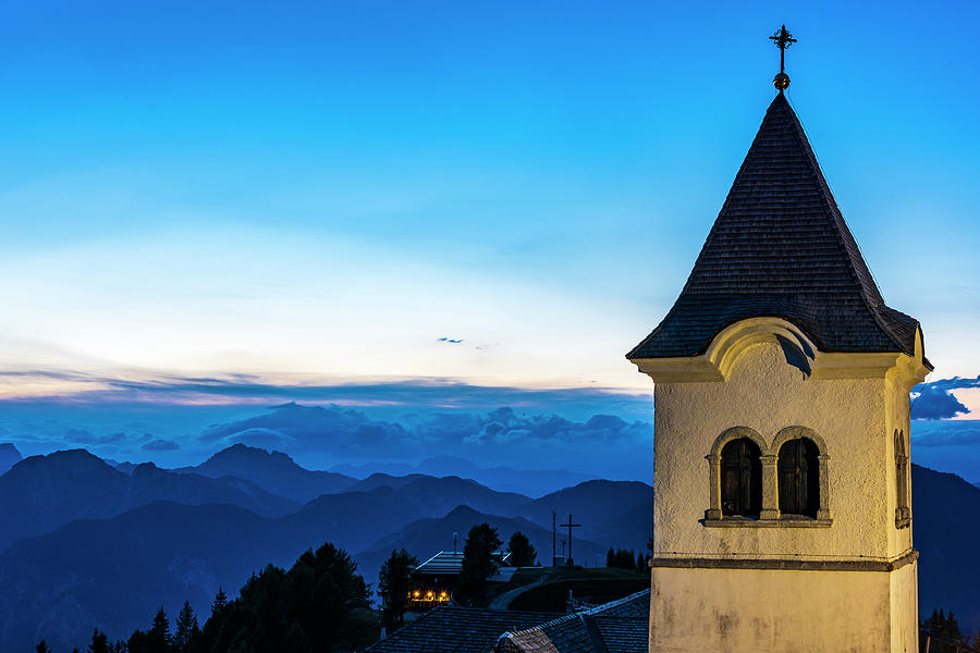 Bell Tower. Mount Lussari. Italy Photograph