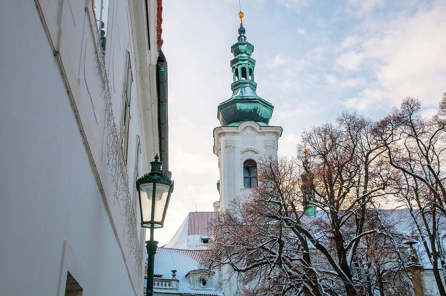 Bell Tower of Strahov Monastery  Photograph by Jenny Rainbow