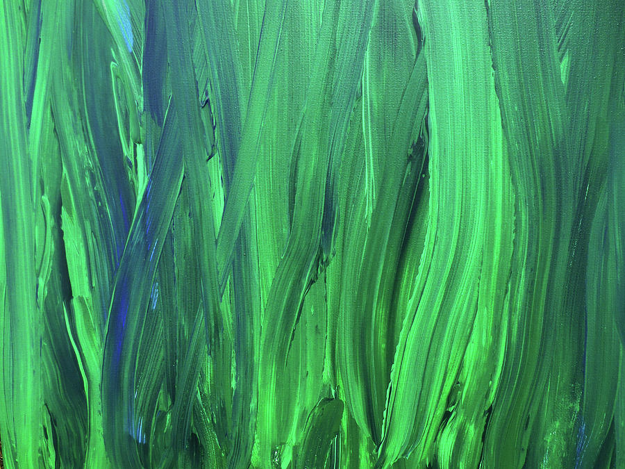 Bella Terra Verde Abstract Green Decor V Painting