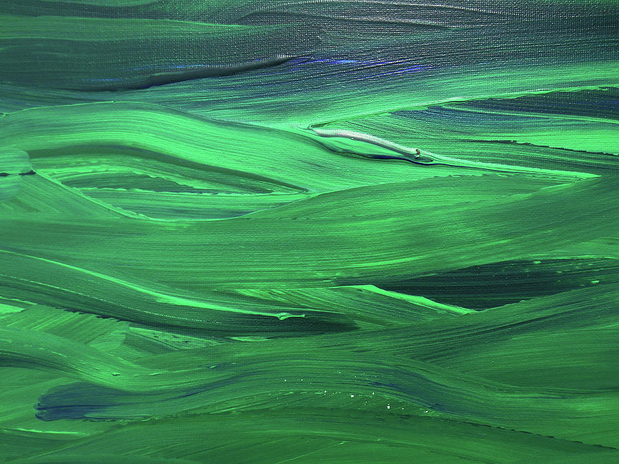 Bella Terra Verde Abstract Green Decor Vi Painting