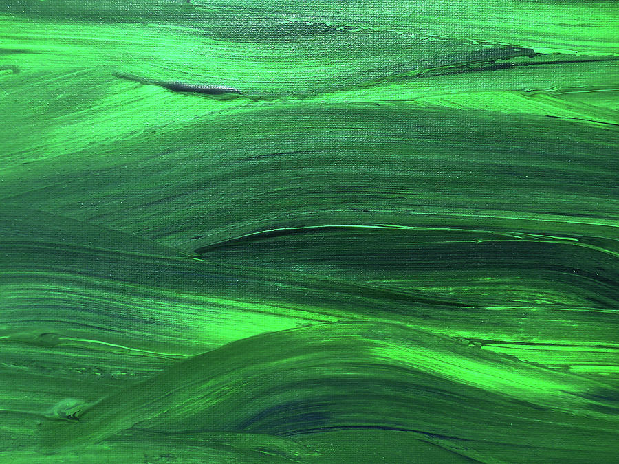 Bella Terra Verde Abstract Green Decor Xii Painting