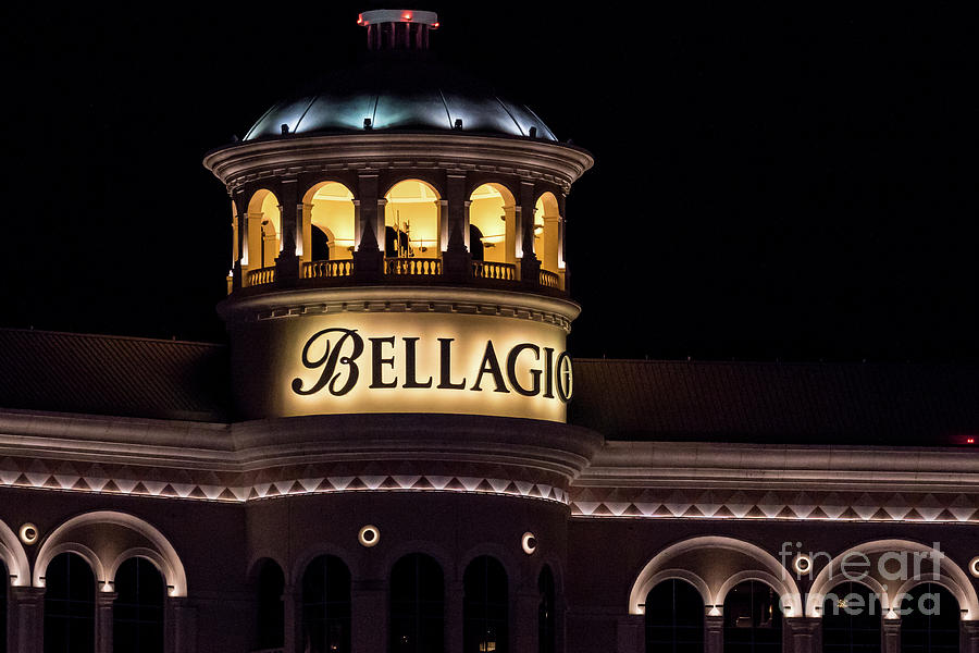 Bellagio Las Vegas Night Photograph by Sanjeev Singhal