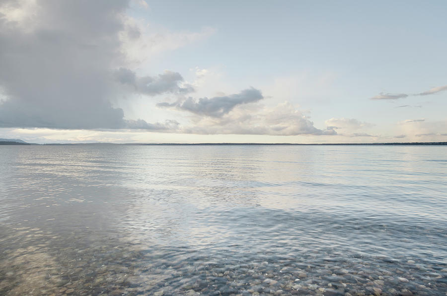 Agua Photograph - Bellingham Bay, Washington State by Alan Majchrowicz