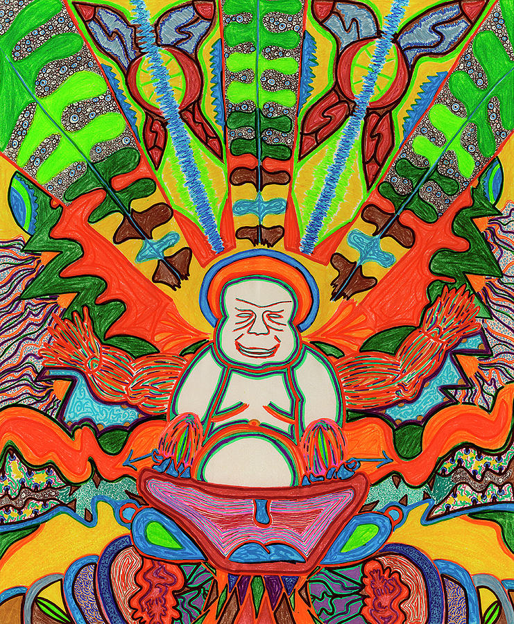 Belly Rub Drawing by Tim Bailey Fine Art America