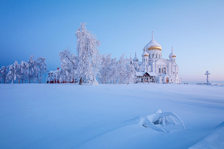 Landscape Photograph - Belogorsky Monastery by Stanislav Aristov
