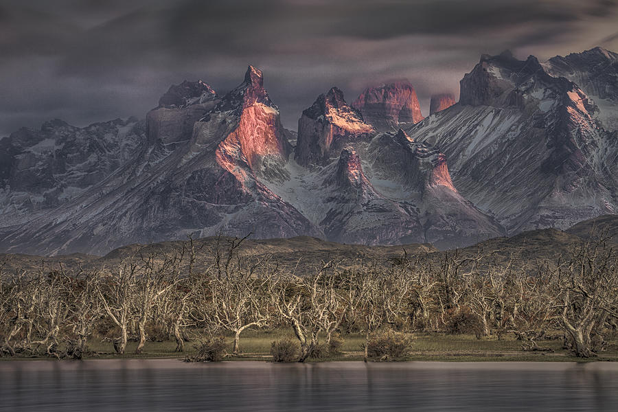 Mountain Photograph - Below The Peaks Of Patagonia by Peter Svoboda Mqep