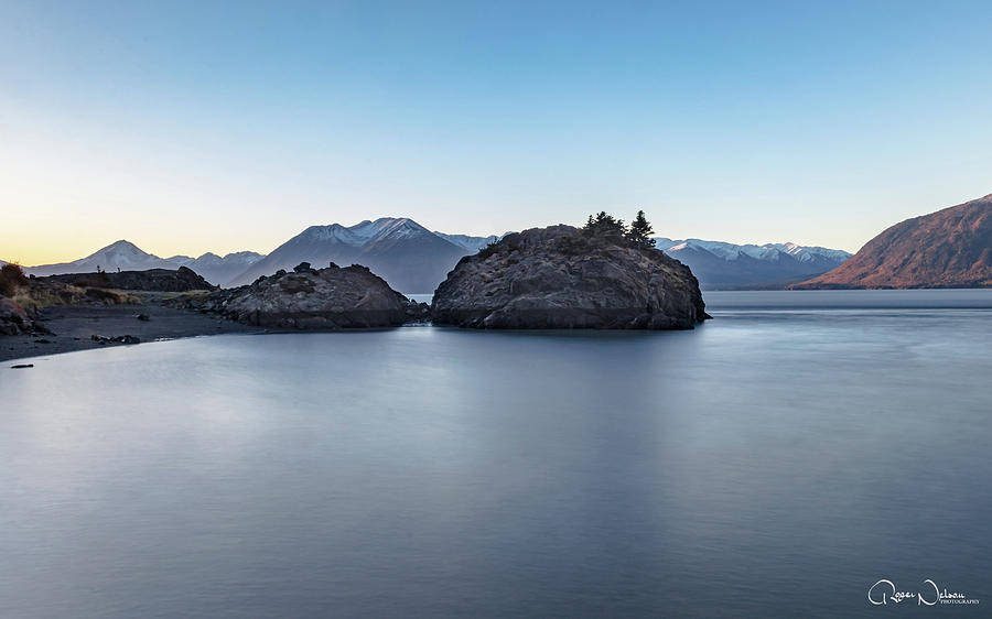 Landscape Photograph - Beluga Point, Alaska by Roger Nelson