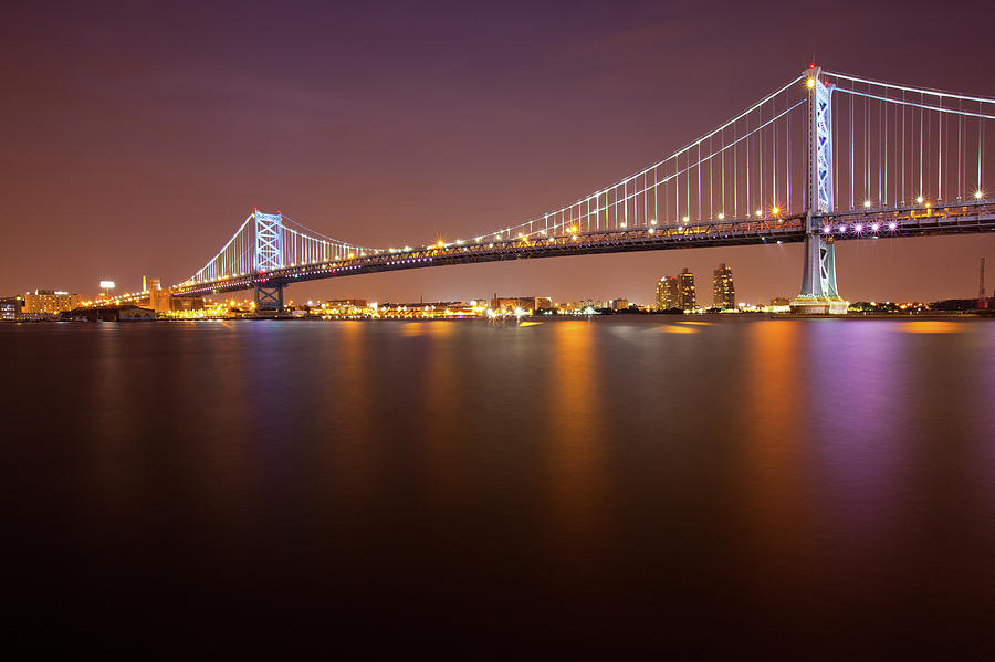 Ben Franklin Bridge Photograph by Richard Williams Photography