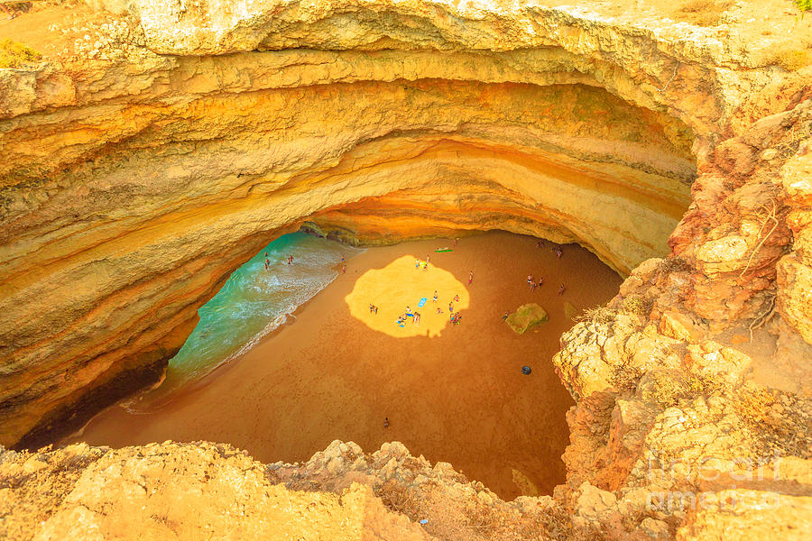 Benagil Cave aerial Photograph by Benny Marty
