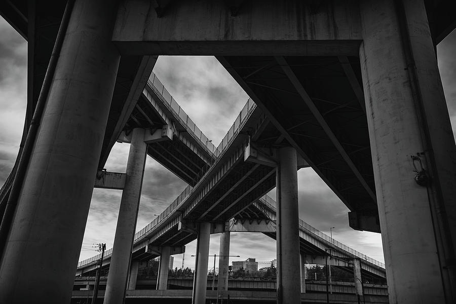 Beneath the Overpass Photograph by Steven Clark