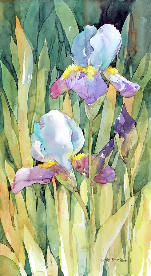 Flowers Still Life Painting - Beneath The Sun by Annelein Beukenkamp