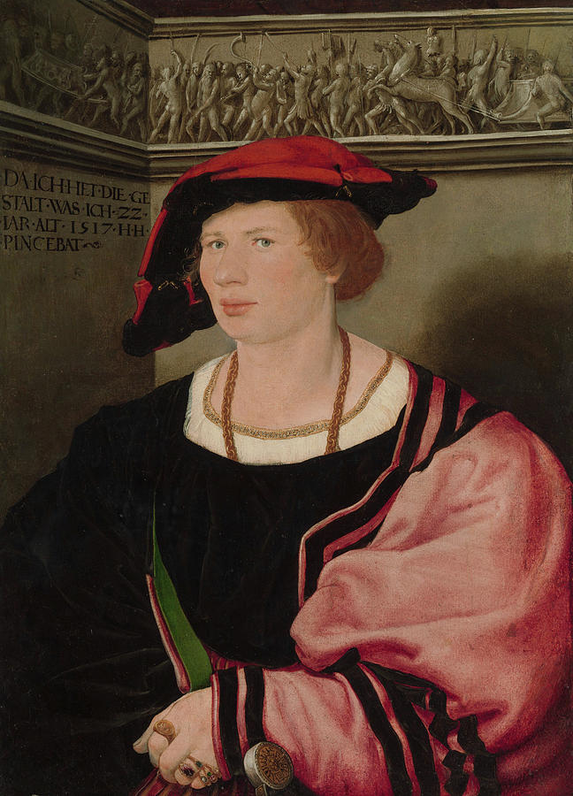 Still Life Painting - Benedikt von Hertenstein by Hans Holbein the Younger