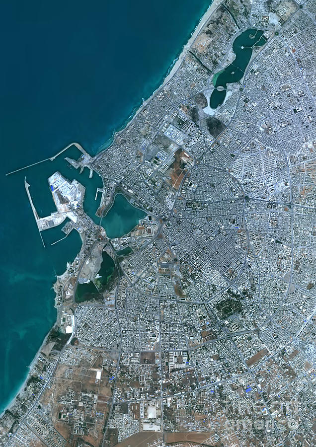 Benghazi Photograph by Planetobserver/science Photo Library