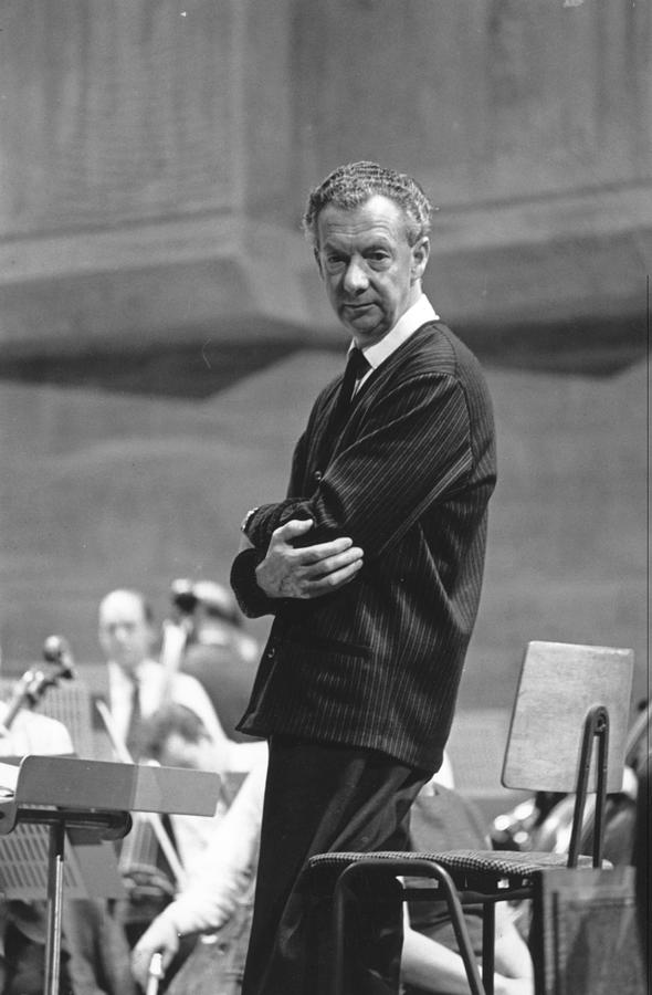 Benjamin Britten Photograph by R. Jones