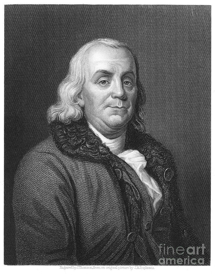 Benjamin Franklin, 18th Century by Print Collector