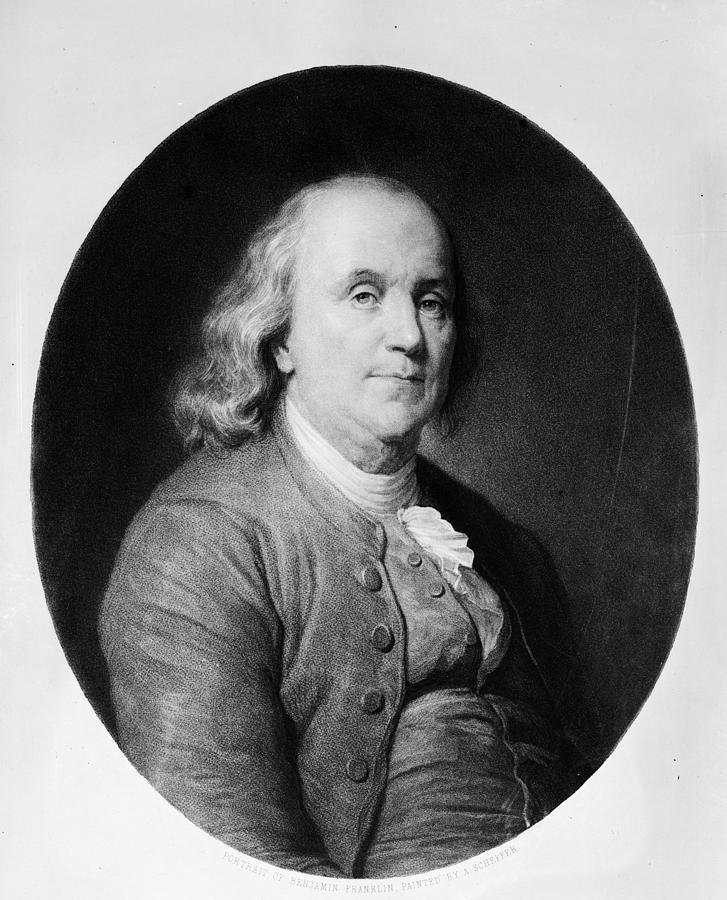 Benjamin Franklin Digital Art by Hulton Archive