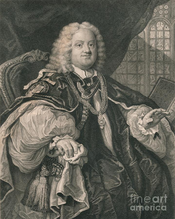 Benjamin Hoadly, 1676-1761, English Drawing by Print Collector