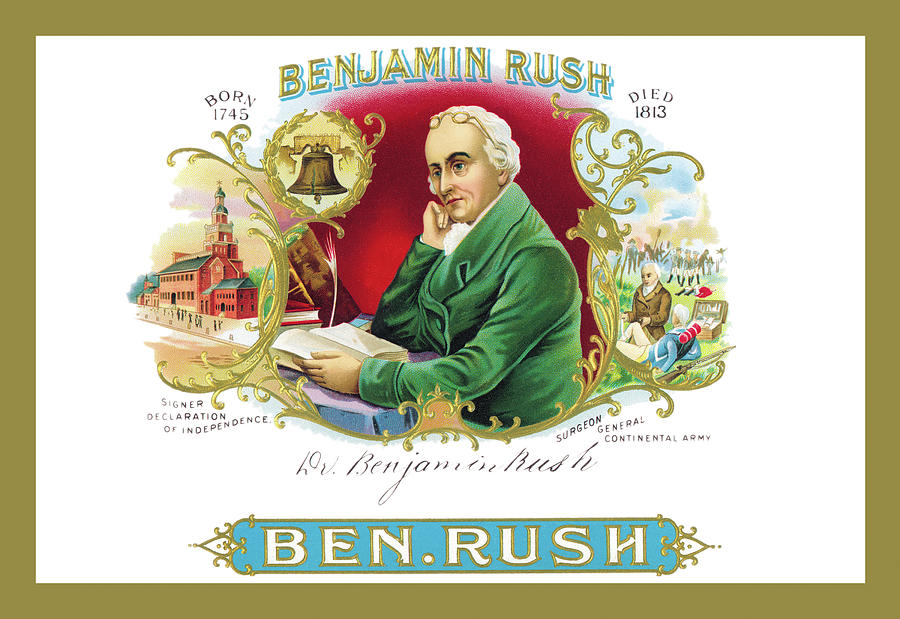 Benjamin Rush Cigars Painting by Unknown