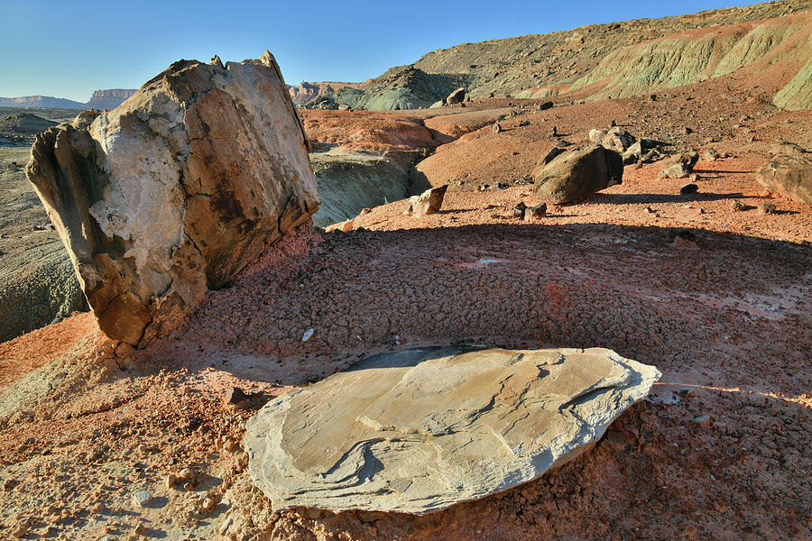 Bentonite Dunes North of Moab Utah Photograph by Ray Mathis