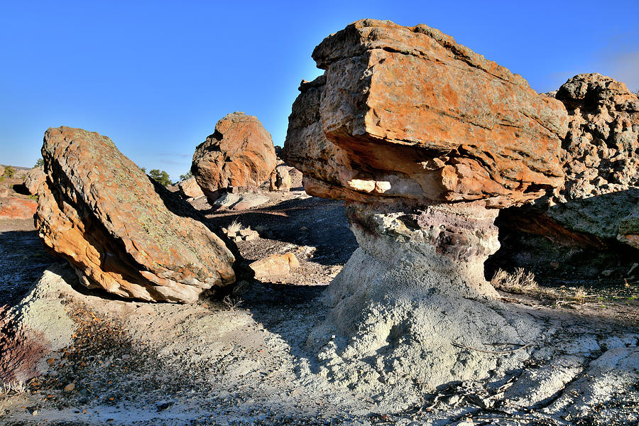 Bentonite Site Balanced Rocks Photograph by Ray Mathis