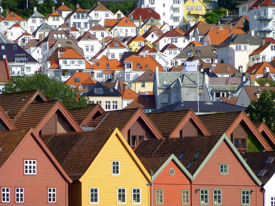 Bergen,  Norway Photograph by Frans Sellies