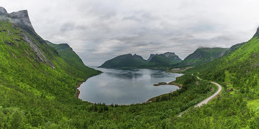 Bergsfjord and Bergsbotn. Senja, Norway. Photograph by Luis GA - Lugamor