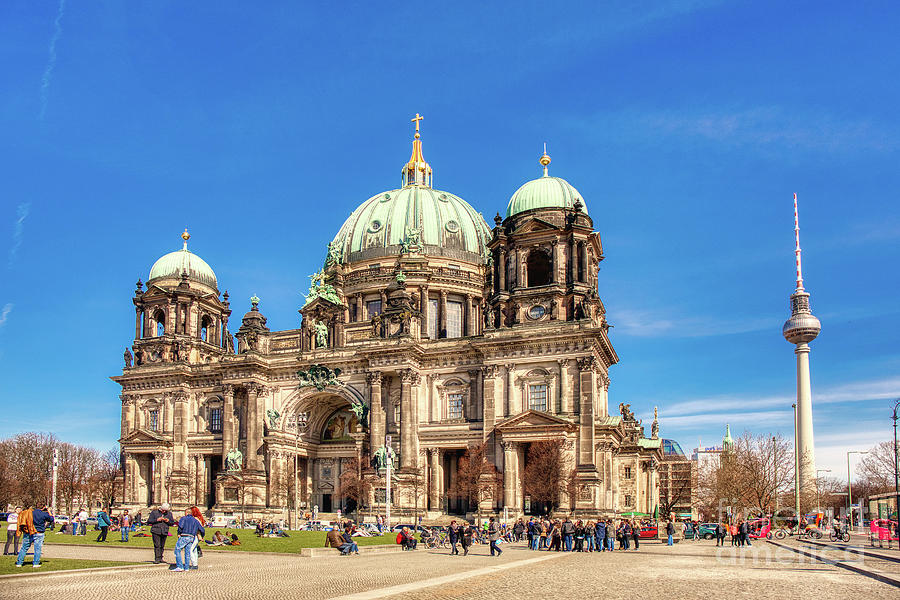 Berlin Cathedral and Tv Tower Photograph by Stefano Senise