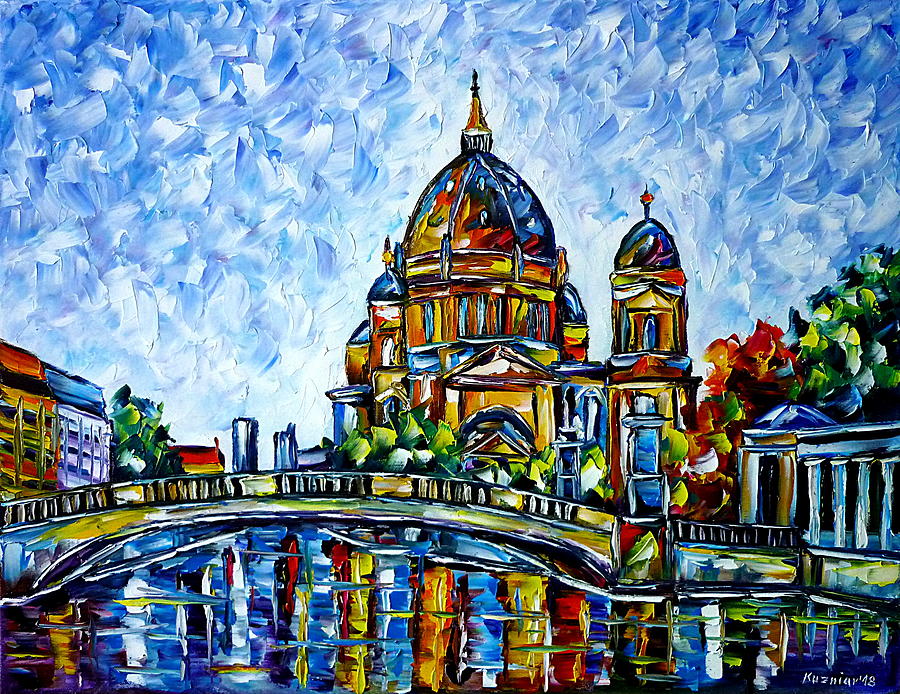 Berlin Cathedral Painting by Mirek Kuzniar