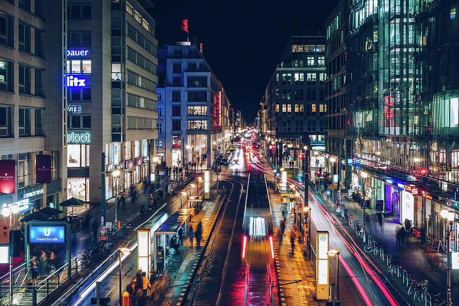 Berlin - Friedrichstrasse Photograph by Alexander Voss - Fine Art America