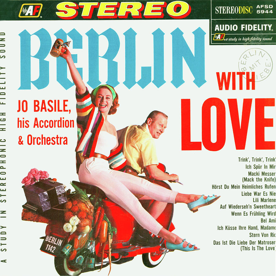 Berlin with Love, Jo Basile Album Cover Photograph by Retrographs