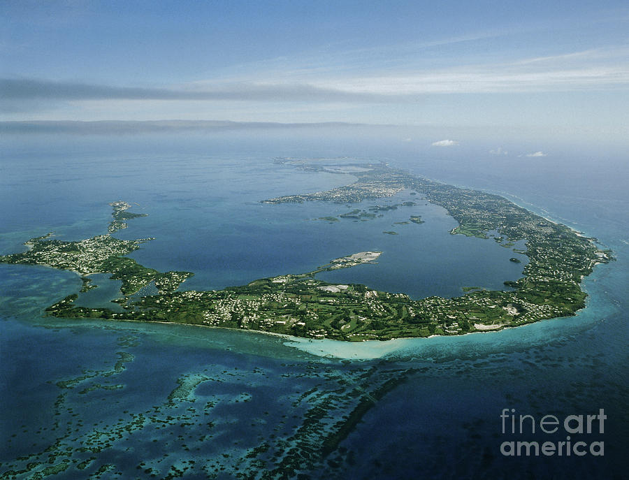 Bermuda From Air Photograph by Bettmann