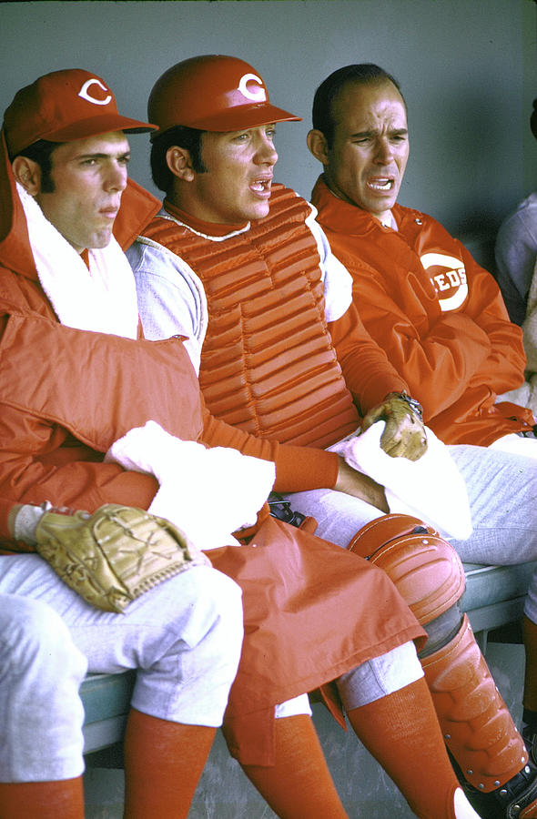 Johnny Bench Photograph - Bernie Carbo [Reds];Johnny Bench [Reds] by John Dominis