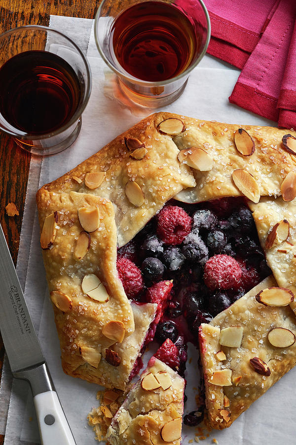 Raspberry Photograph - Berry Galette by Cuisine at Home
