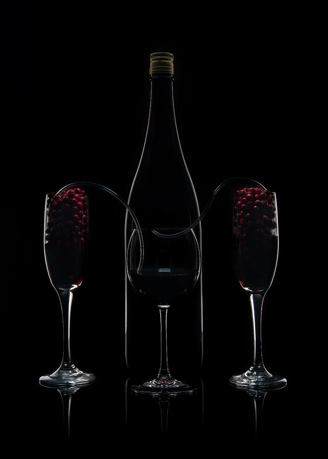 Berry Wine Photograph by Ming Chen