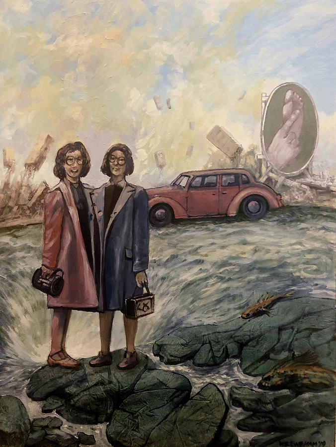 Bertie and Emmas Unusual Day Painting by William Stoneham