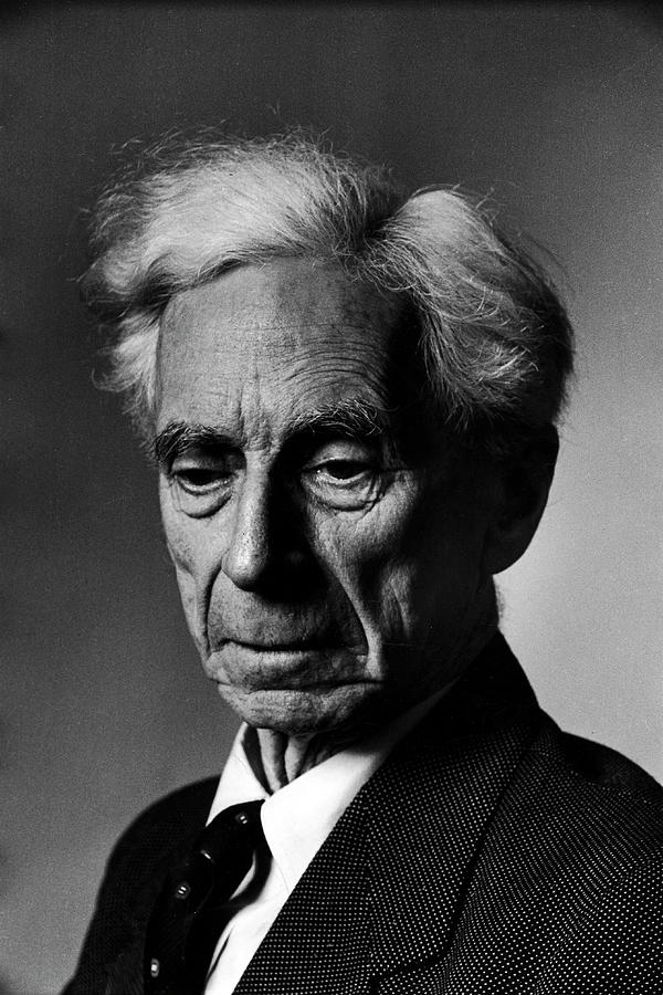 Black And White Photograph - Bertrand Arthur William Russell by Alfred Eisenstaedt
