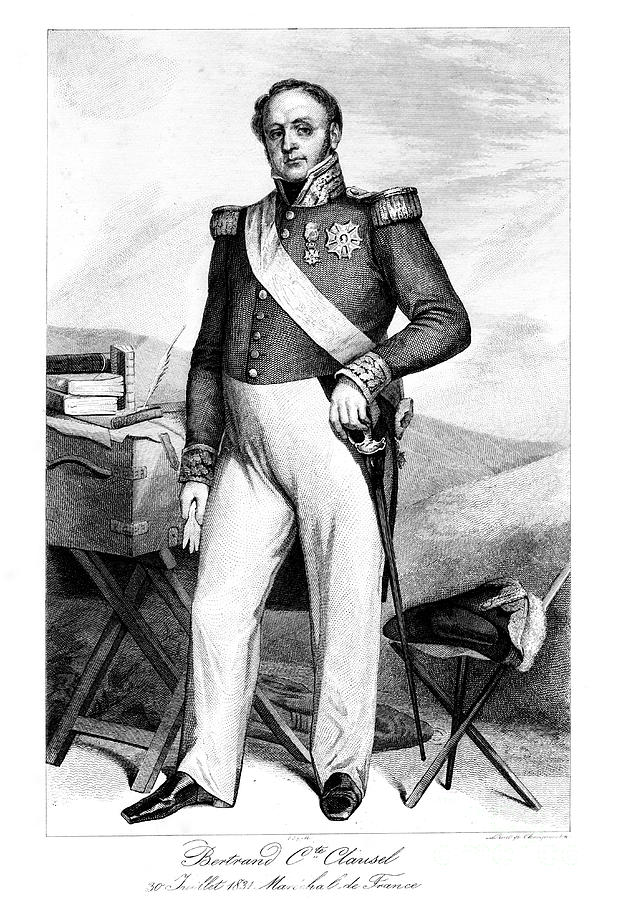 Bertrand Clausel 1772-1842, Marshal Drawing by Print Collector