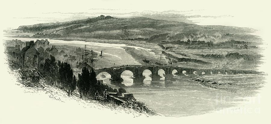 Berwick Bridge Drawing by Print Collector