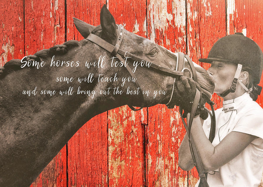 BEST PONY EVER quote Photograph by Dressage Design