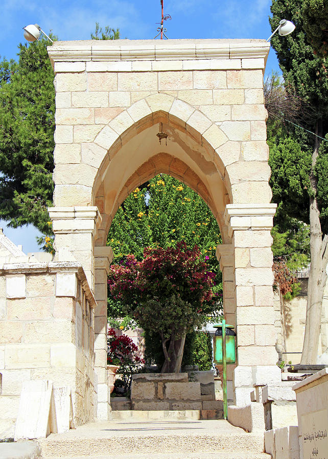 Bethlehem Cemetery Arch Photograph by Munir Alawi