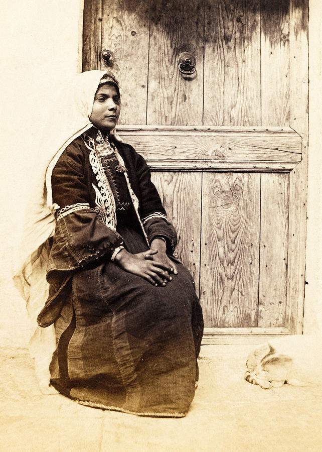 Bethlehem Girl 1875 Photograph by Munir Alawi