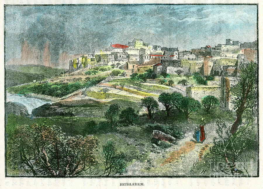 Bethlehem, Palestine, C1885.artist J Drawing by Print Collector