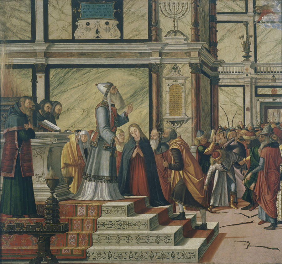 Betrothal Of The Virgin By Vittore Painting by Vittore Carpaccio Betrothal Of The Virgin By Vittore Painting by Vittore Carpaccio