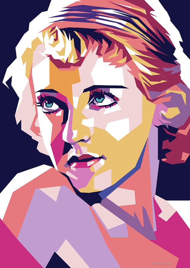 Bette Davis pop art Digital Art by Movie World Posters