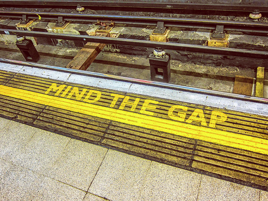 Better Mind The Gap Photograph by Joseph S Giacalone