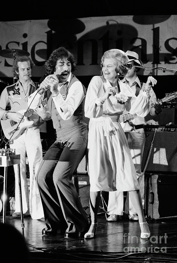 Celebrity Photograph - Betty Ford Dancing With Tony Orlando by Bettmann