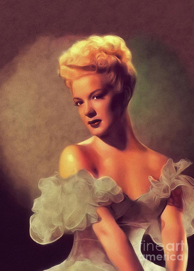 Betty Hutton, Hollywood Legend Painting